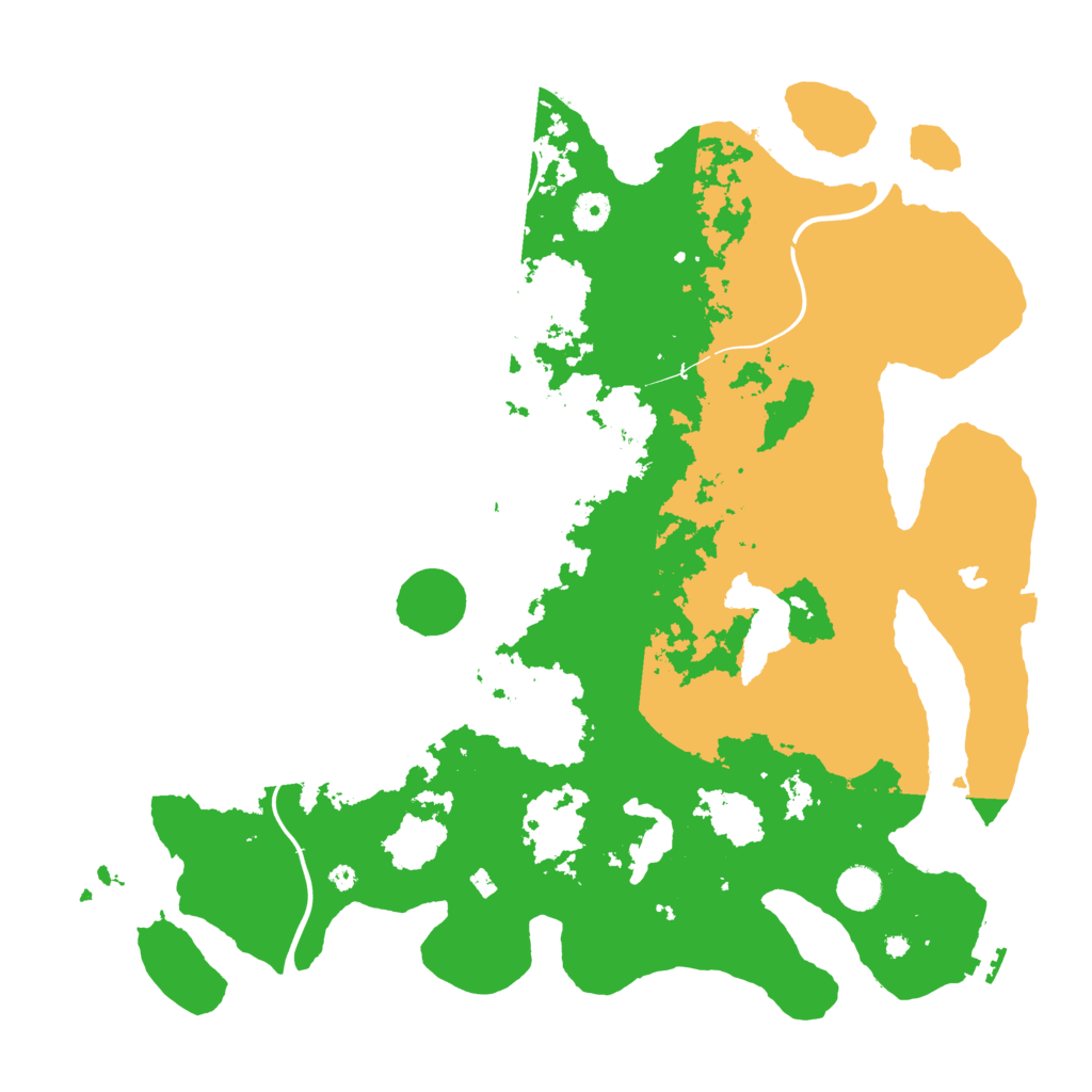 Biome Rust Map: Procedural Map, Size: 4300, Seed: 95733693