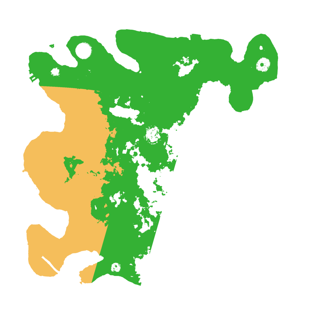 Biome Rust Map: Procedural Map, Size: 3500, Seed: 1382555906