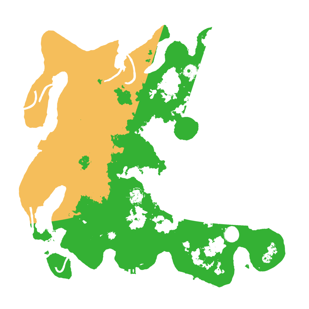 Biome Rust Map: Procedural Map, Size: 3600, Seed: 37930313
