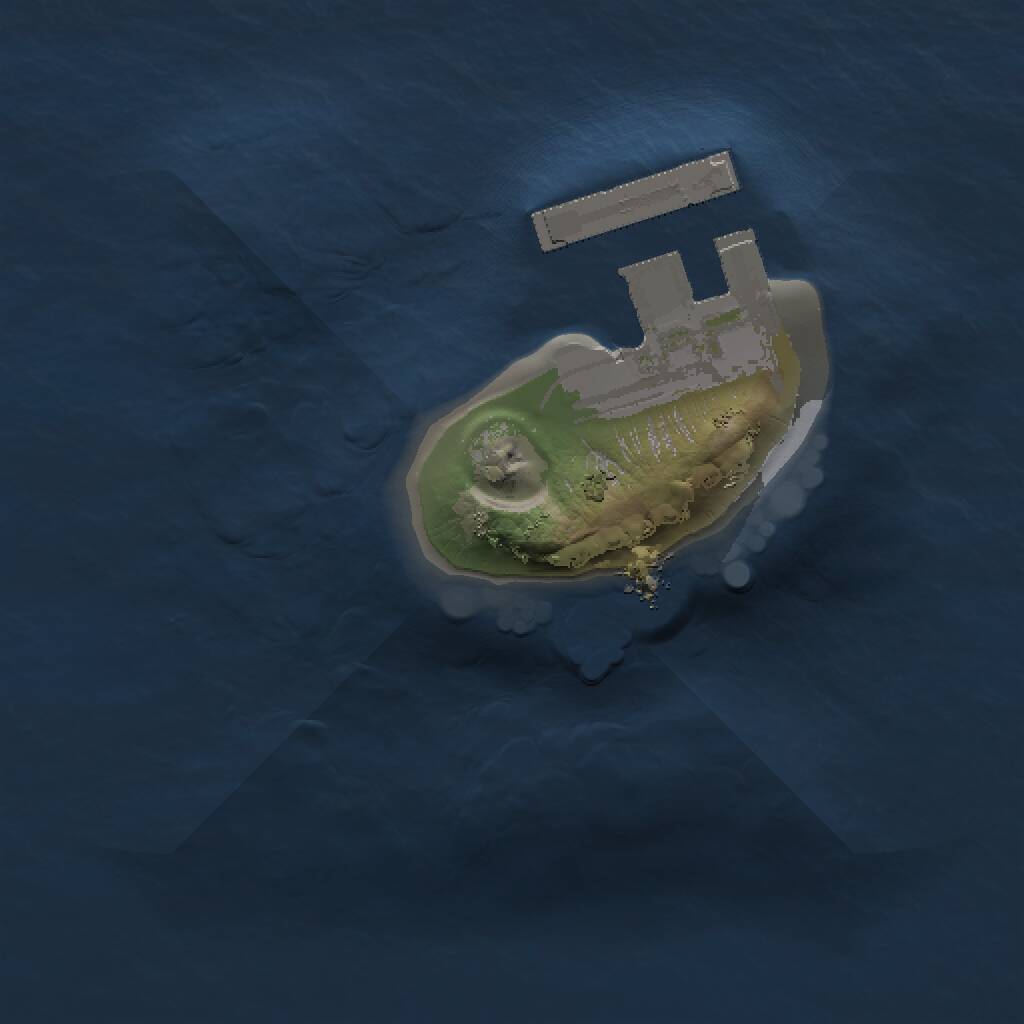 Rust Map: Procedural Map, Size: 1000, Seed: 160854861, 2 Monuments