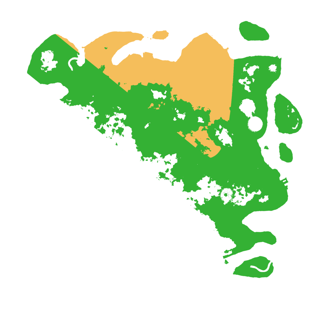 Biome Rust Map: Procedural Map, Size: 3800, Seed: 59639351