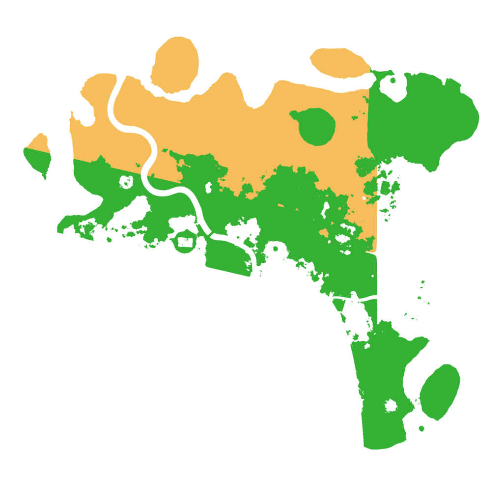 Biome Rust Map: Procedural Map, Size: 3650, Seed: 51649771