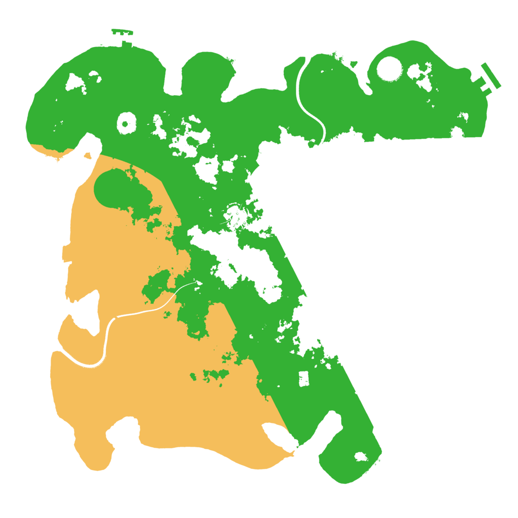 Biome Rust Map: Procedural Map, Size: 3650, Seed: 17287410