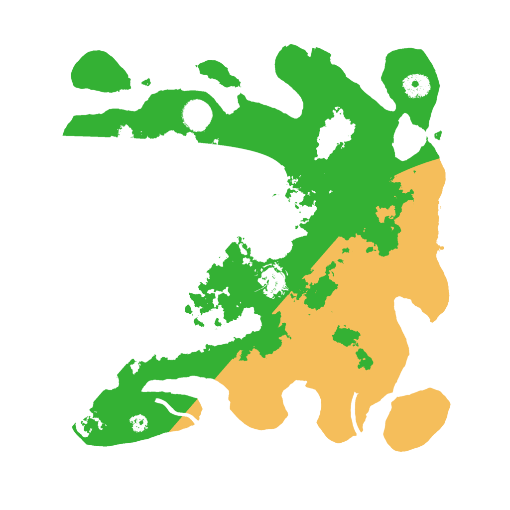 Biome Rust Map: Procedural Map, Size: 3000, Seed: 13663699