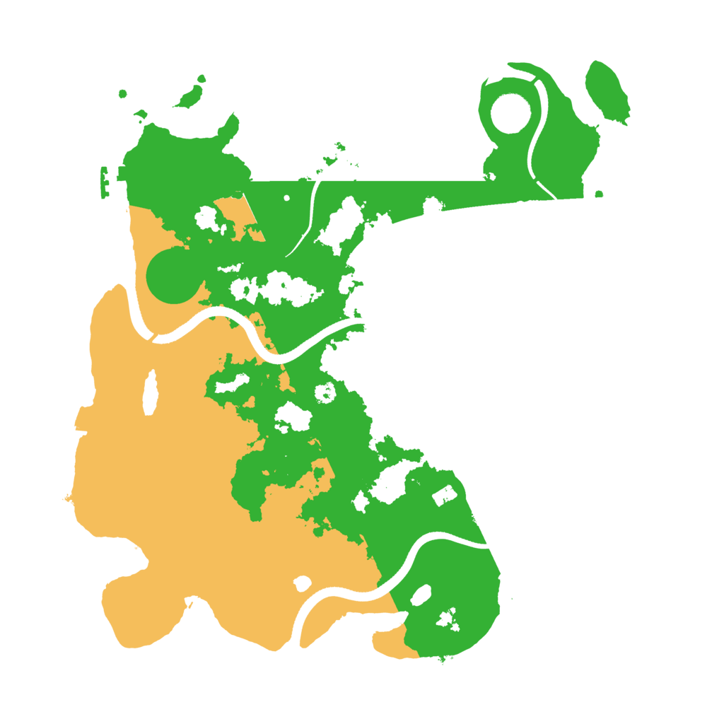 Biome Rust Map: Procedural Map, Size: 3450, Seed: 84450208