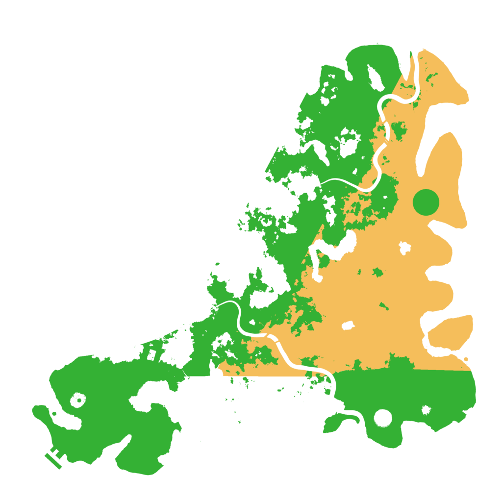 Biome Rust Map: Procedural Map, Size: 5000, Seed: 47428982