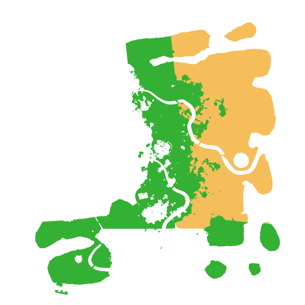 Biome Rust Map: Procedural Map, Size: 3550, Seed: 75865845