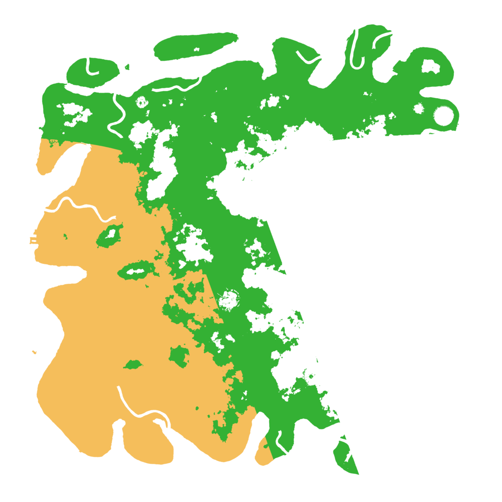 Biome Rust Map: Procedural Map, Size: 4500, Seed: 142