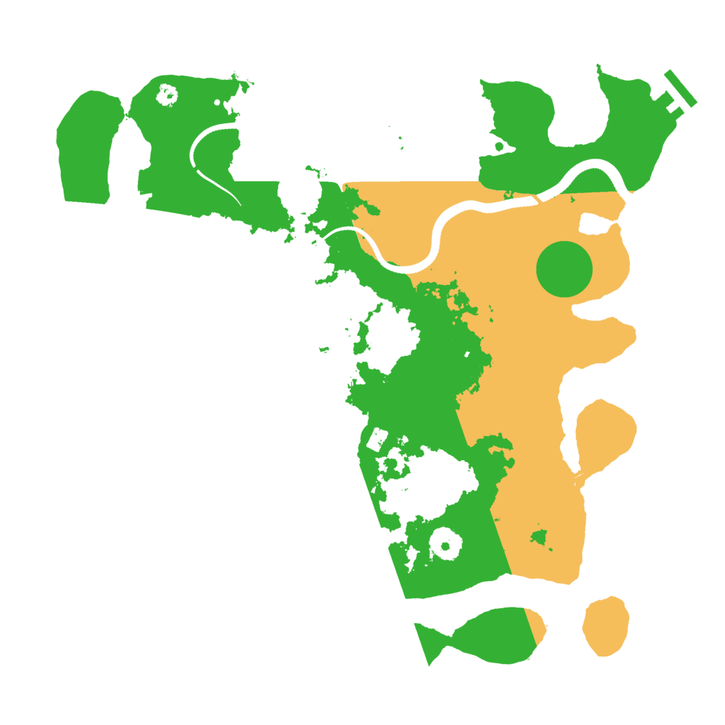 Biome Rust Map: Procedural Map, Size: 3400, Seed: 69025309