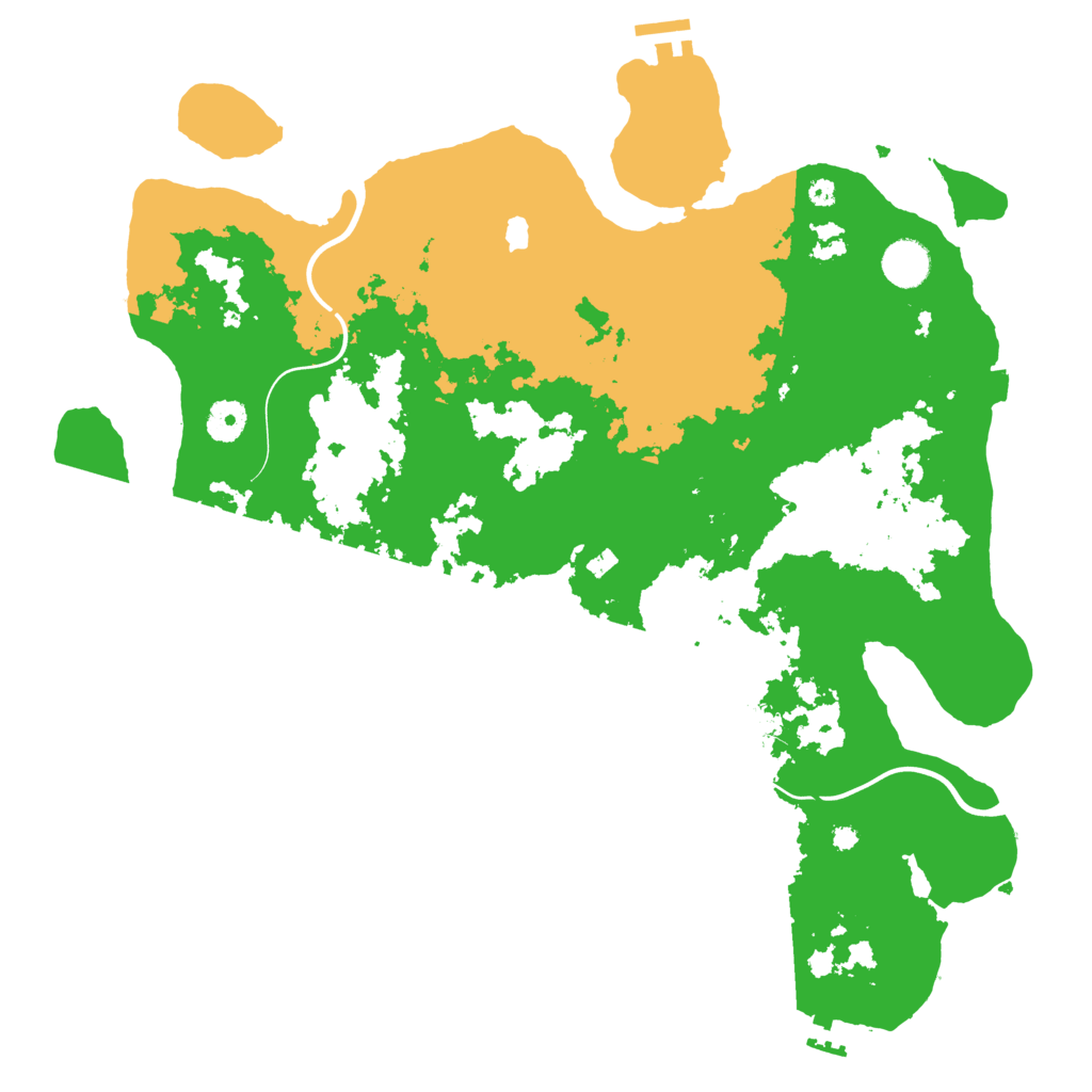 Biome Rust Map: Procedural Map, Size: 4005, Seed: 2147483647