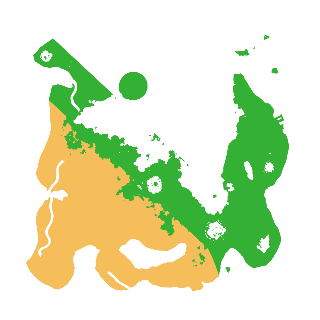 Biome Rust Map: Procedural Map, Size: 3000, Seed: 4747