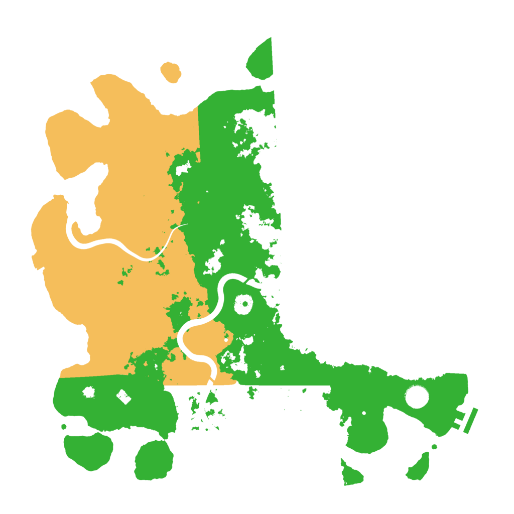 Biome Rust Map: Procedural Map, Size: 3900, Seed: 40960849
