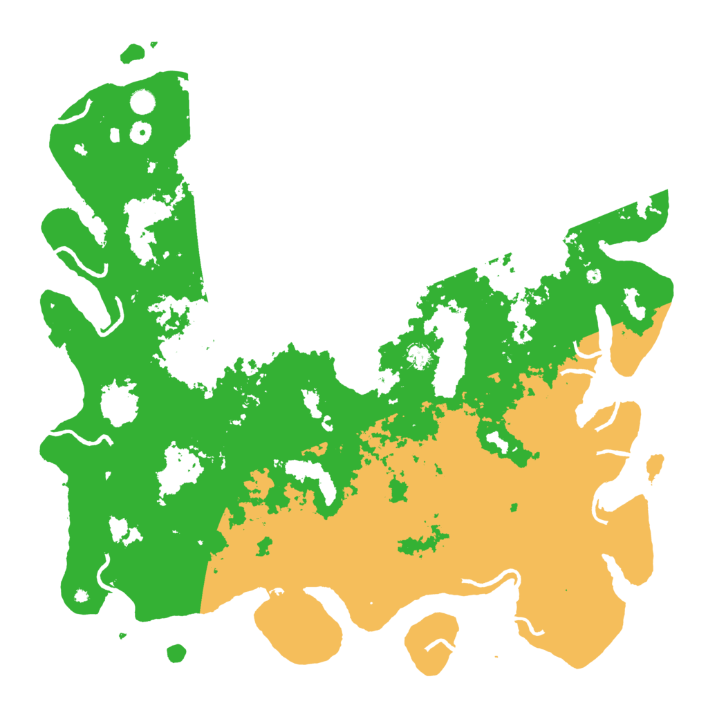 Biome Rust Map: Procedural Map, Size: 5000, Seed: 1508801900