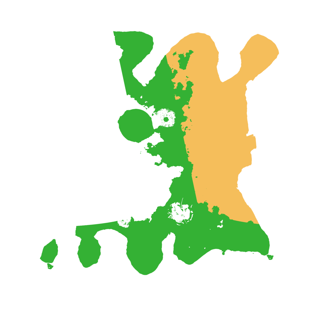 Biome Rust Map: Procedural Map, Size: 2500, Seed: 345