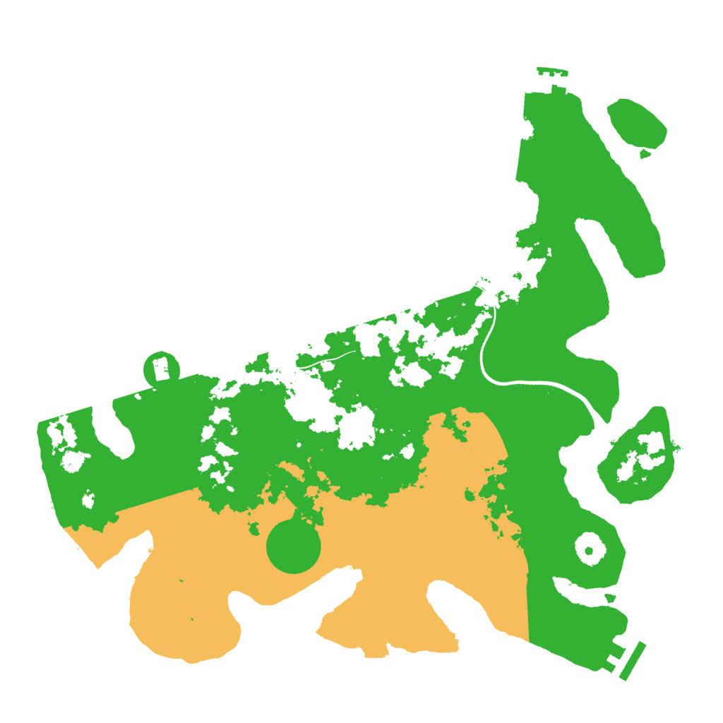 Biome Rust Map: Procedural Map, Size: 3500, Seed: 1453148993