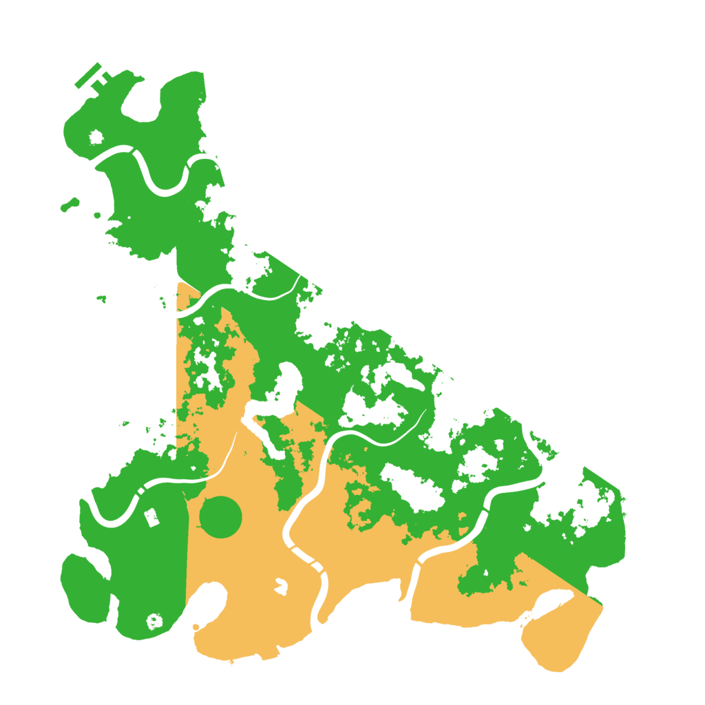 Biome Rust Map: Procedural Map, Size: 4400, Seed: 66409178