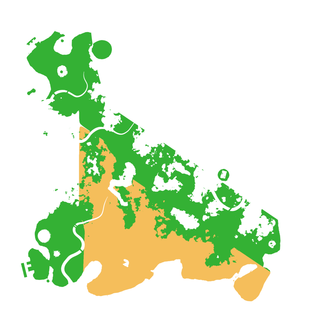 Biome Rust Map: Procedural Map, Size: 4400, Seed: 66409178