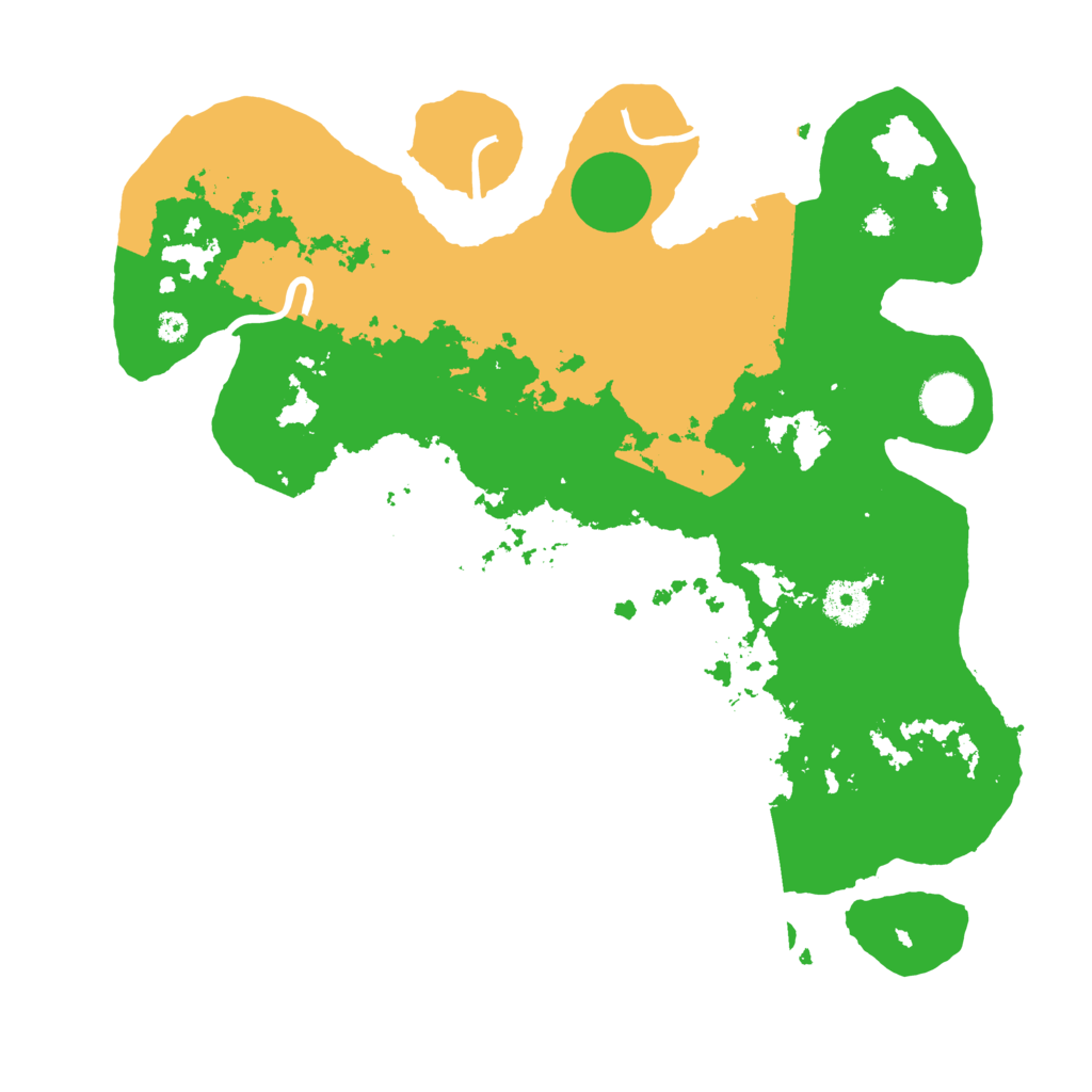 Biome Rust Map: Procedural Map, Size: 3600, Seed: 66646260