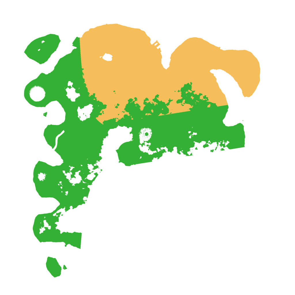 Biome Rust Map: Procedural Map, Size: 3400, Seed: 18384679