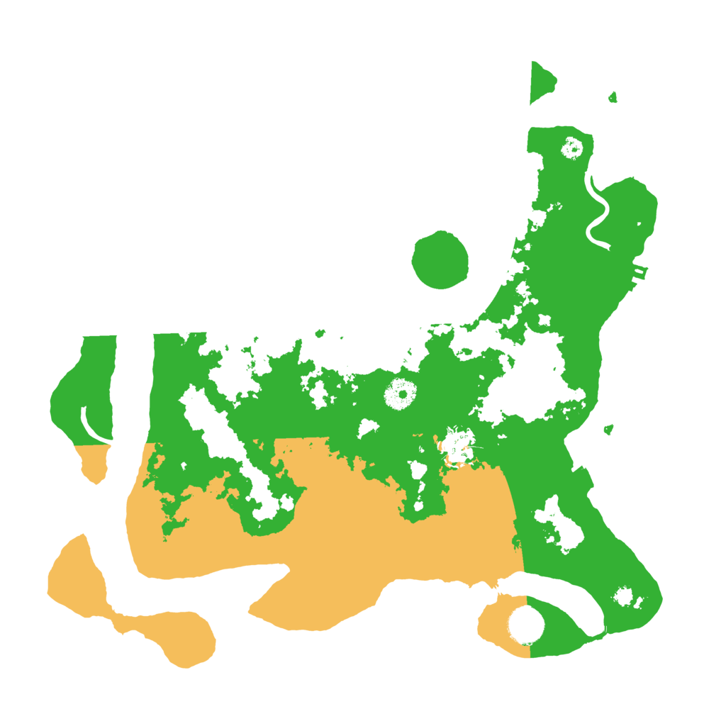 Biome Rust Map: Procedural Map, Size: 3500, Seed: 1404471658