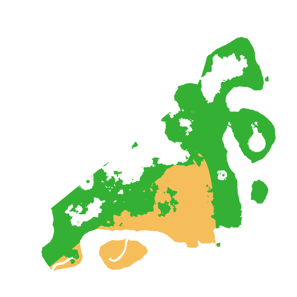 Biome Rust Map: Procedural Map, Size: 3000, Seed: 779233768