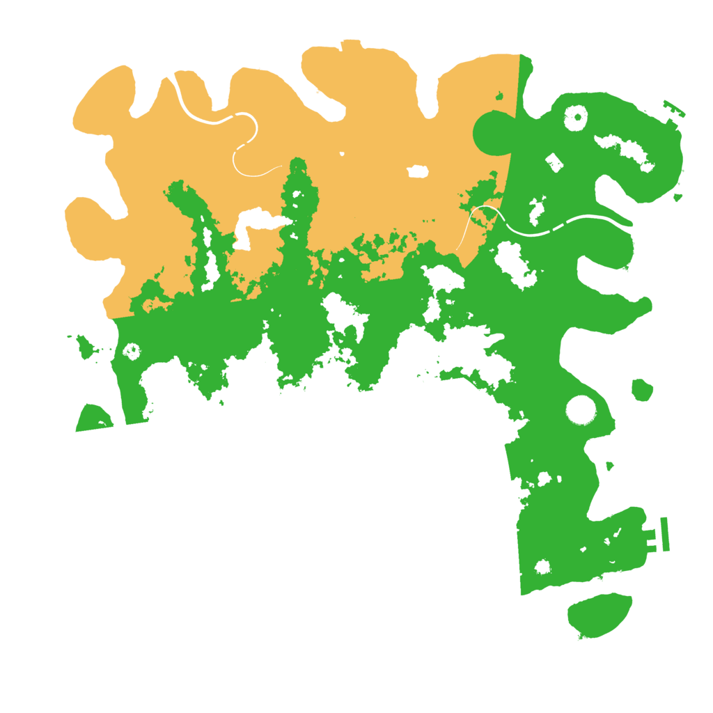 Biome Rust Map: Procedural Map, Size: 4250, Seed: 17464