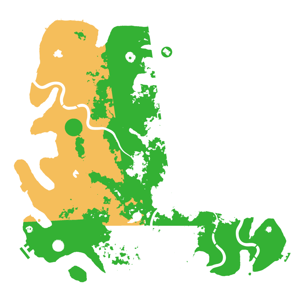 Biome Rust Map: Procedural Map, Size: 4500, Seed: 471665632