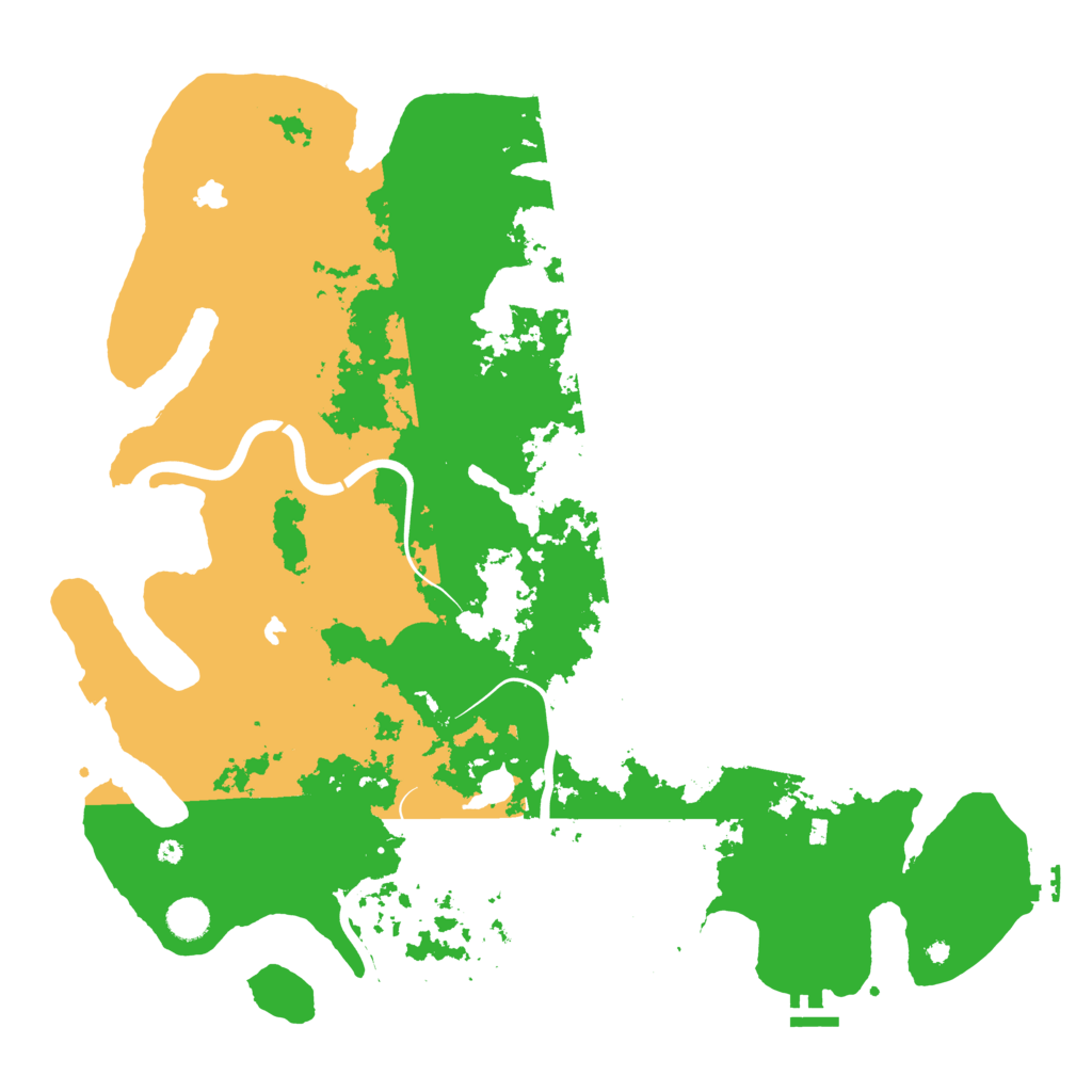 Biome Rust Map: Procedural Map, Size: 4500, Seed: 471665632