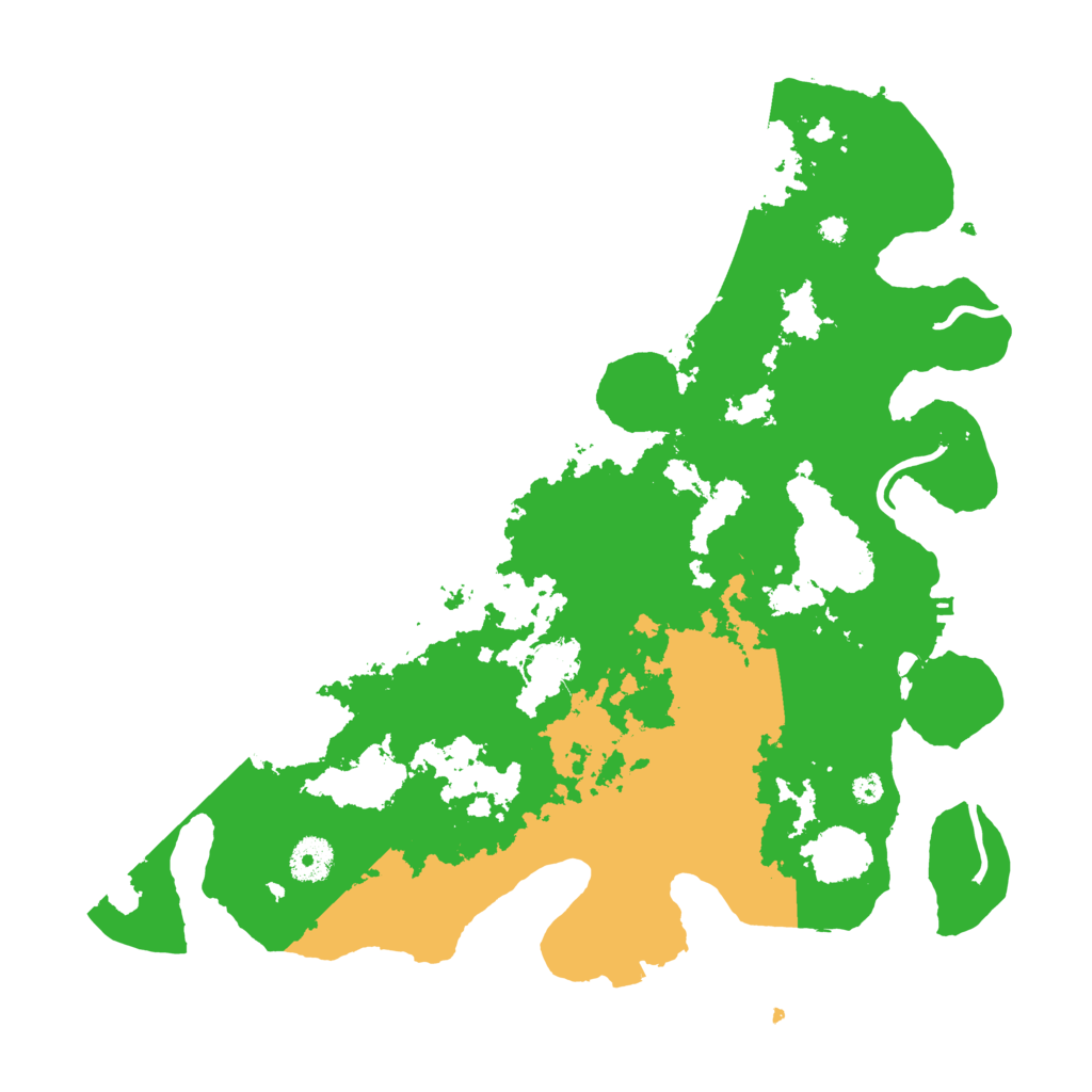 Biome Rust Map: Procedural Map, Size: 3700, Seed: 69927741