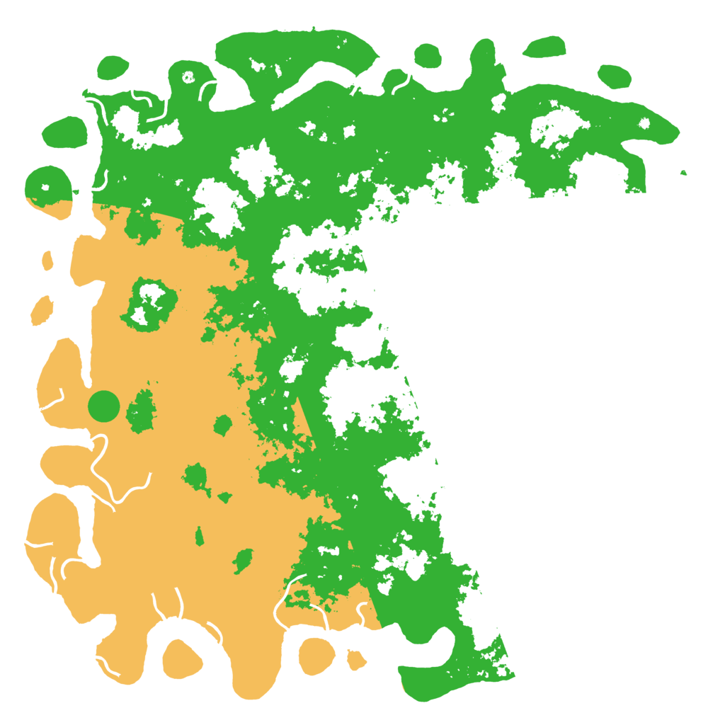 Biome Rust Map: Procedural Map, Size: 6000, Seed: 787878