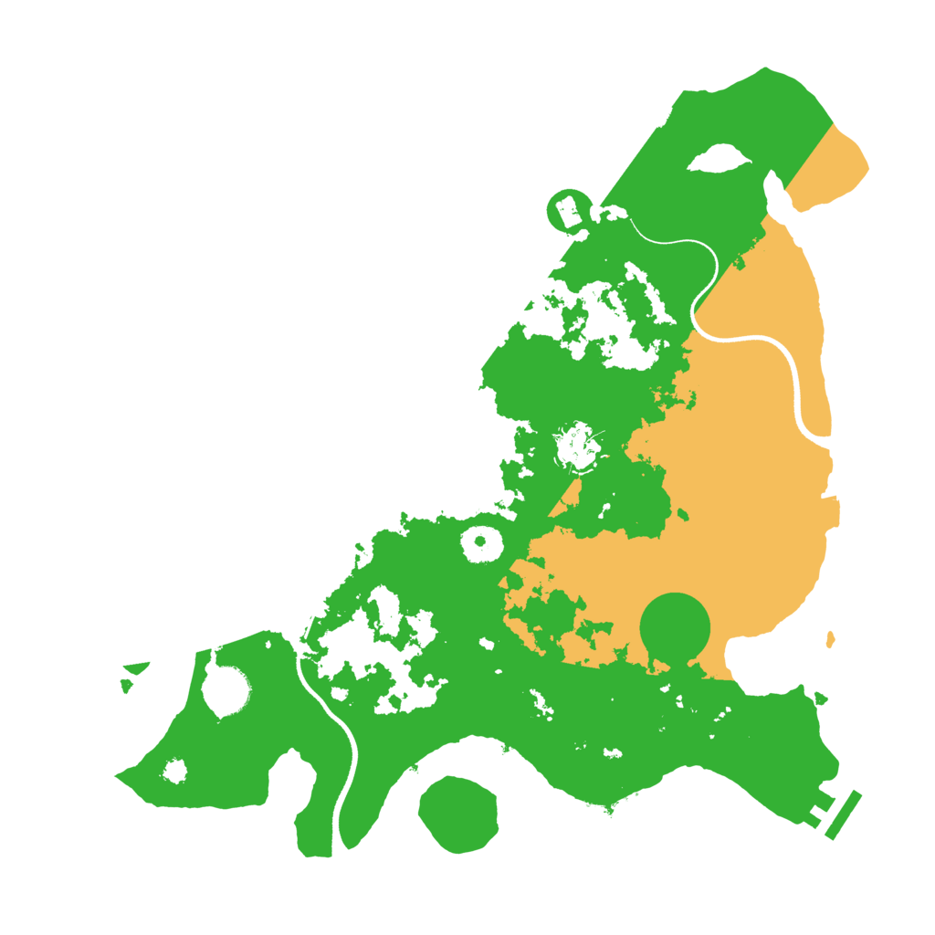Biome Rust Map: Procedural Map, Size: 3500, Seed: 9041902