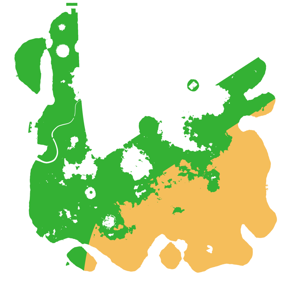 Biome Rust Map: Procedural Map, Size: 4000, Seed: 65550733