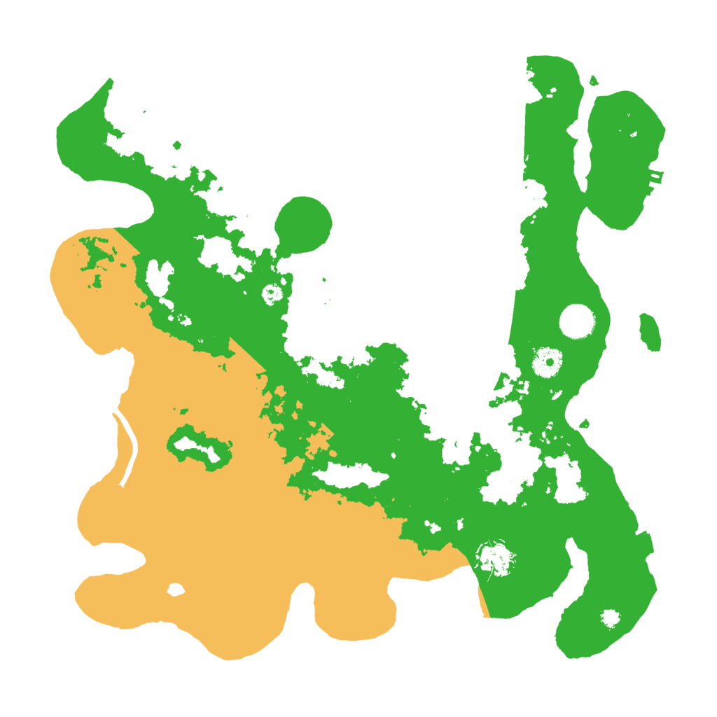 Biome Rust Map: Procedural Map, Size: 3600, Seed: 35583756