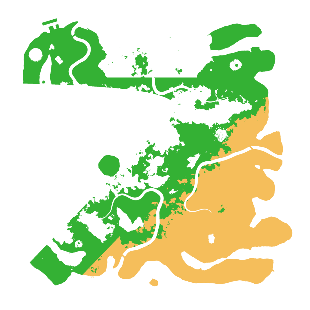 Biome Rust Map: Procedural Map, Size: 4100, Seed: 82585544