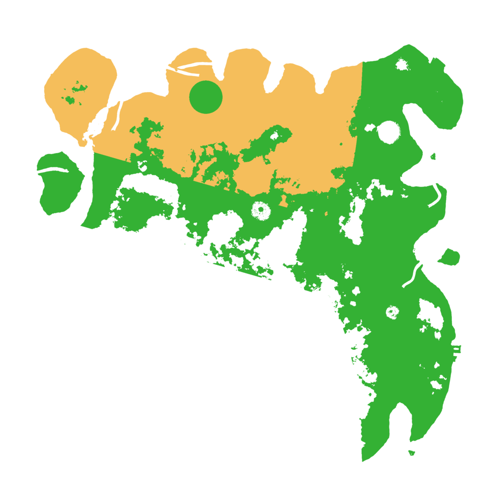 Biome Rust Map: Procedural Map, Size: 3950, Seed: 85252963