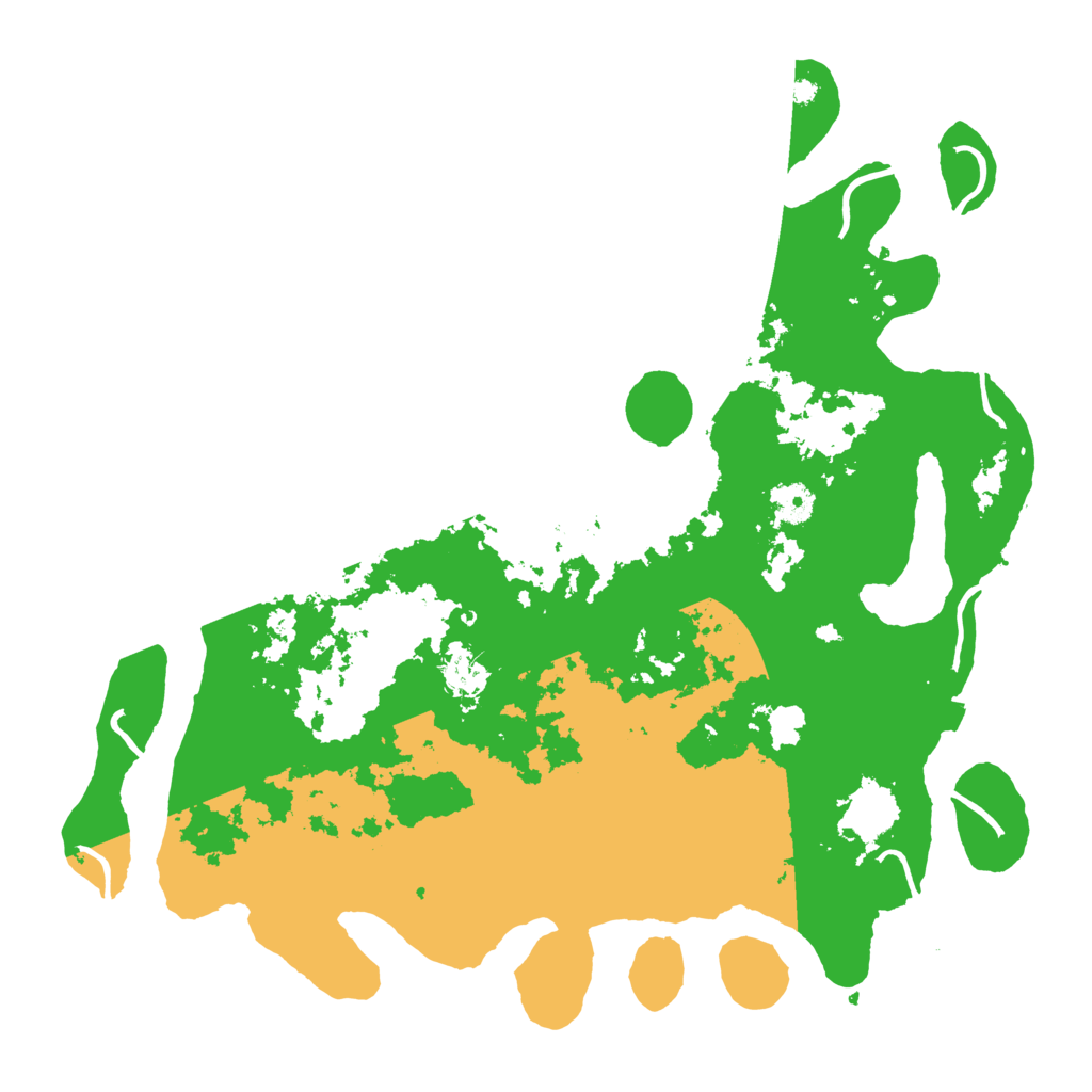 Biome Rust Map: Procedural Map, Size: 4300, Seed: 78110502
