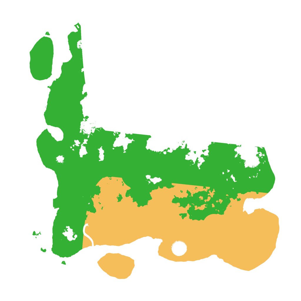 Biome Rust Map: Procedural Map, Size: 3550, Seed: 79518817