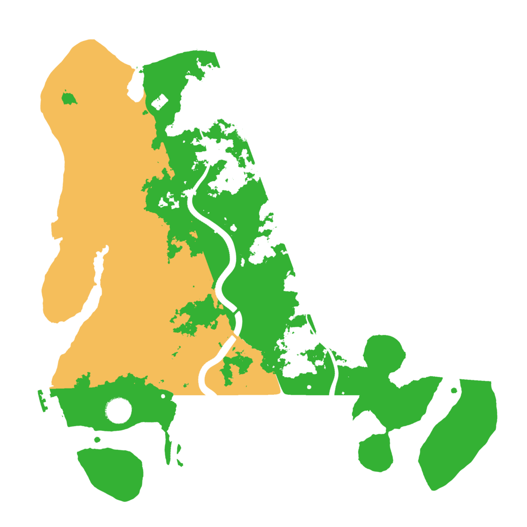 Biome Rust Map: Procedural Map, Size: 3600, Seed: 72838746