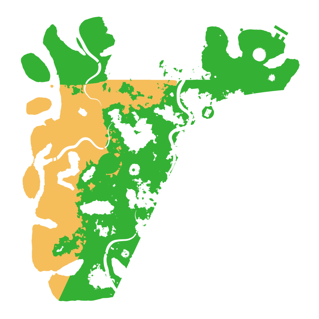Biome Rust Map: Procedural Map, Size: 4250, Seed: 66433868
