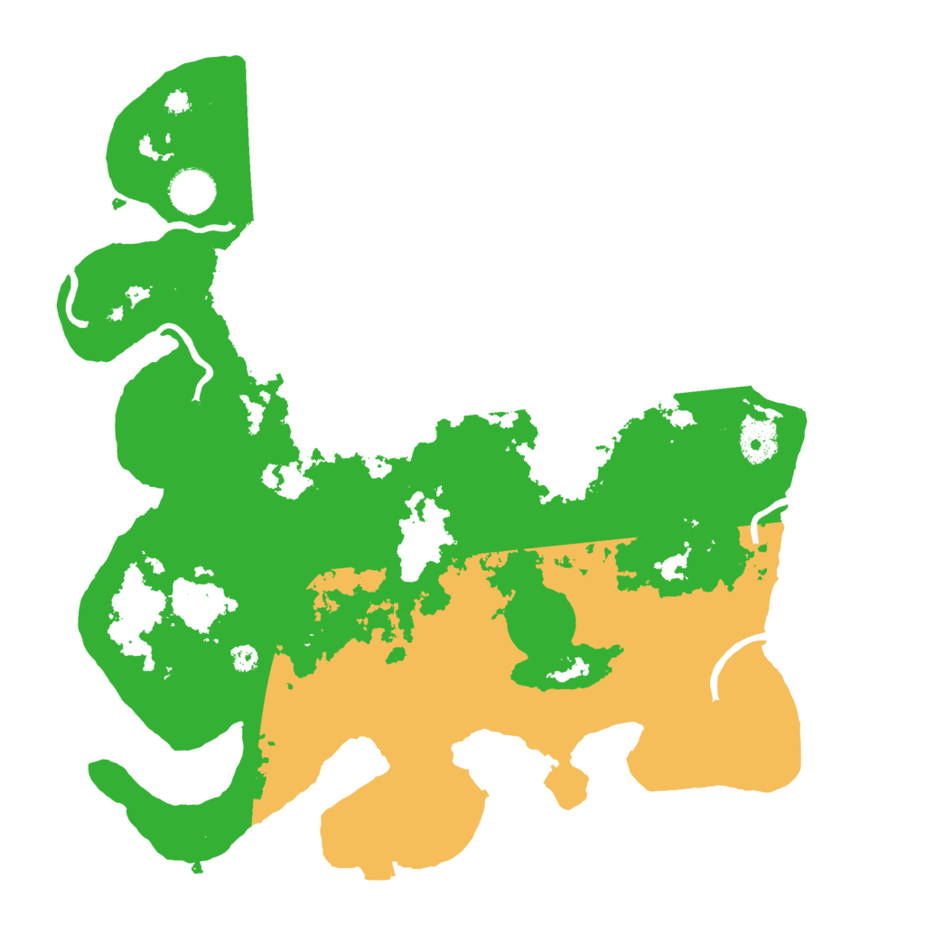 Biome Rust Map: Procedural Map, Size: 3550, Seed: 90836317