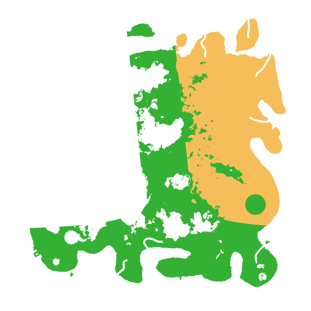 Biome Rust Map: Procedural Map, Size: 4000, Seed: 76399507