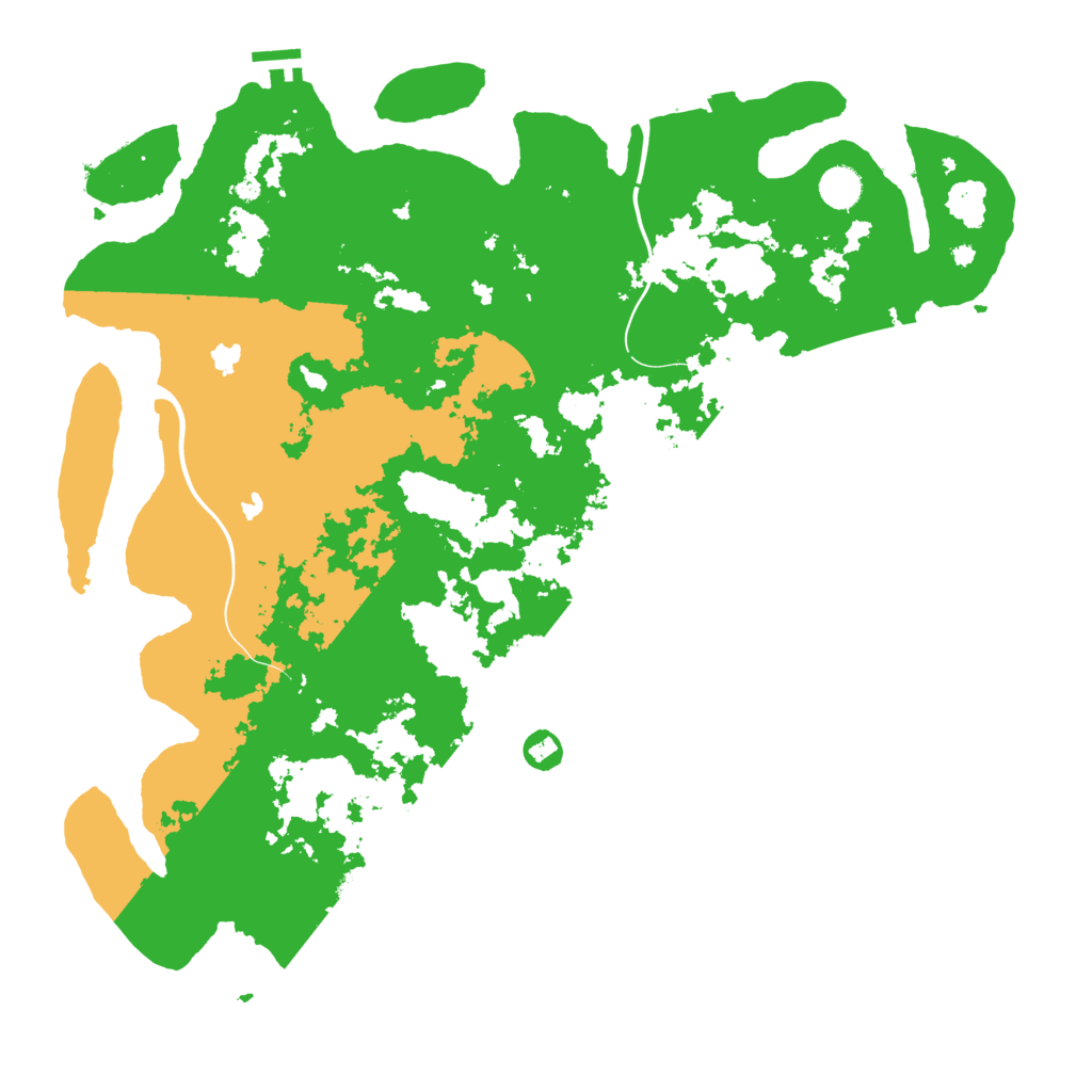 Biome Rust Map: Procedural Map, Size: 4500, Seed: 1127002295