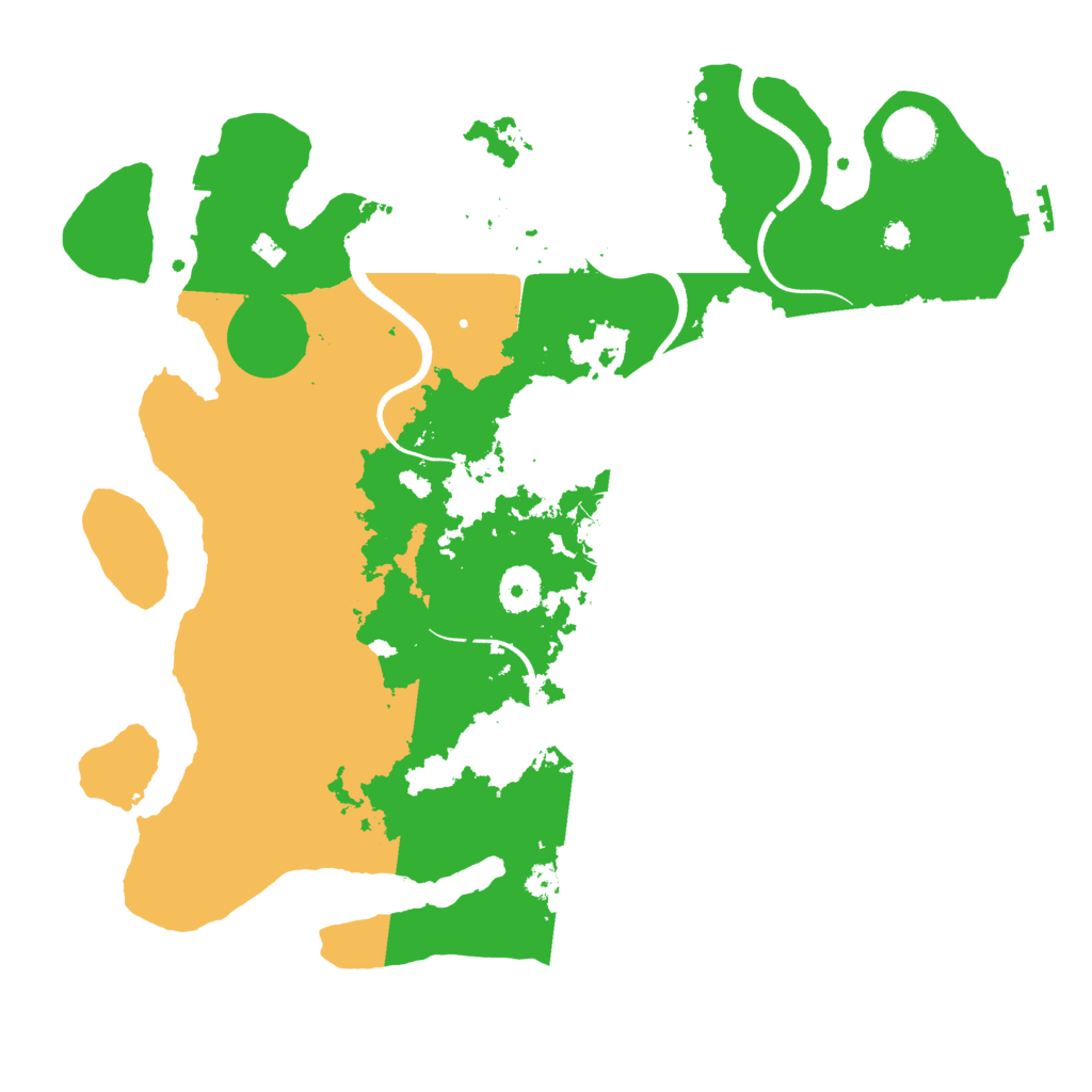 Biome Rust Map: Procedural Map, Size: 3600, Seed: 61252790