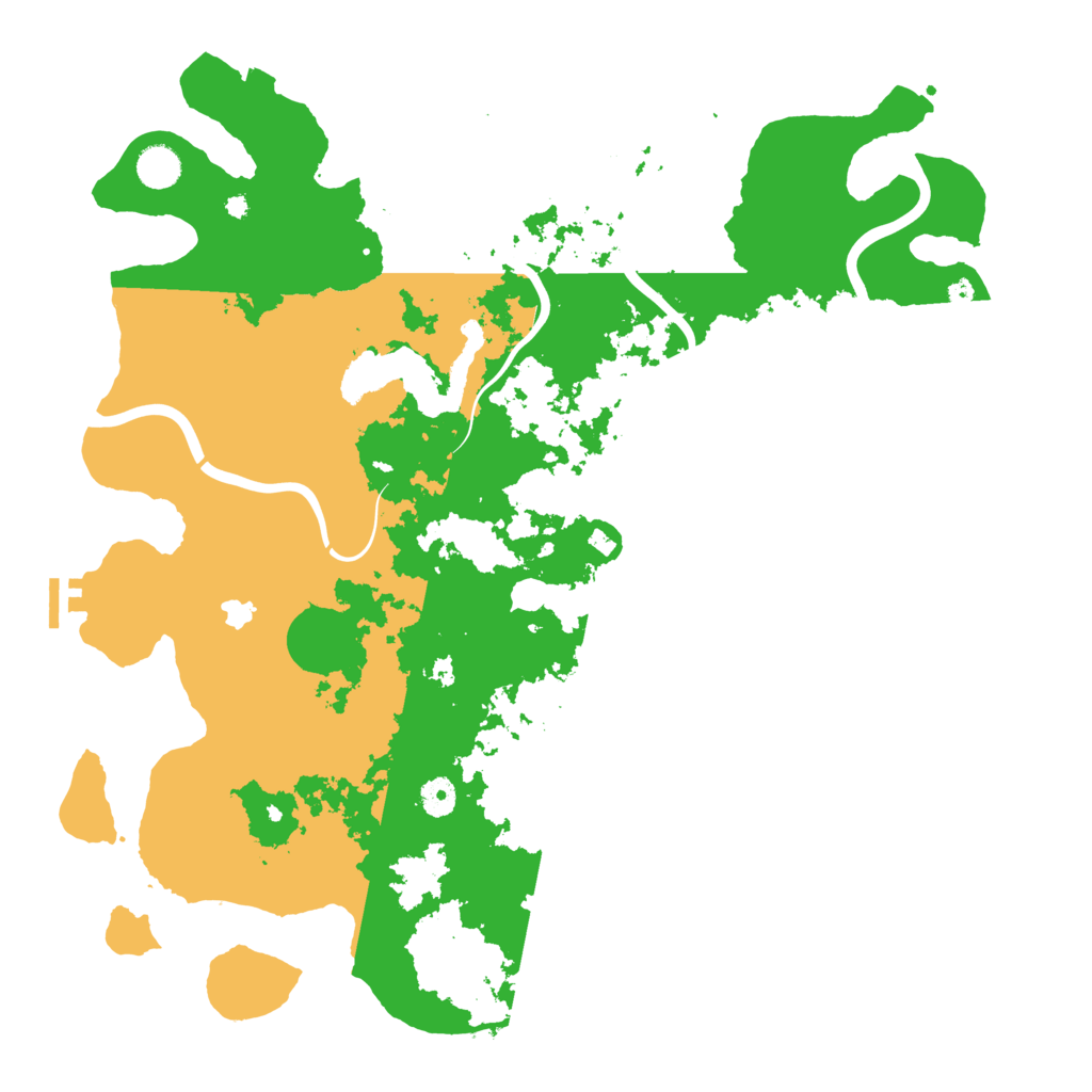 Biome Rust Map: Procedural Map, Size: 4400, Seed: 77981512