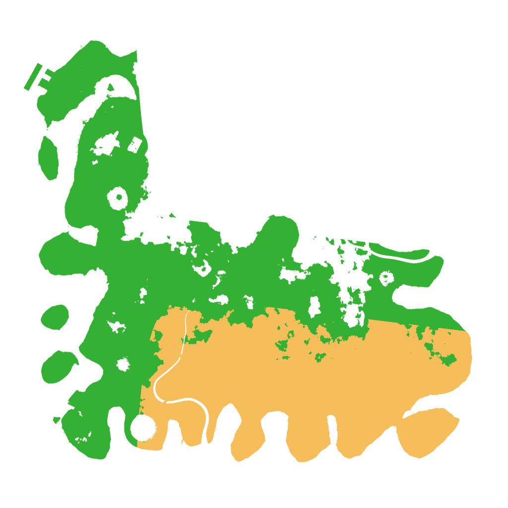 Biome Rust Map: Procedural Map, Size: 3550, Seed: 31970080