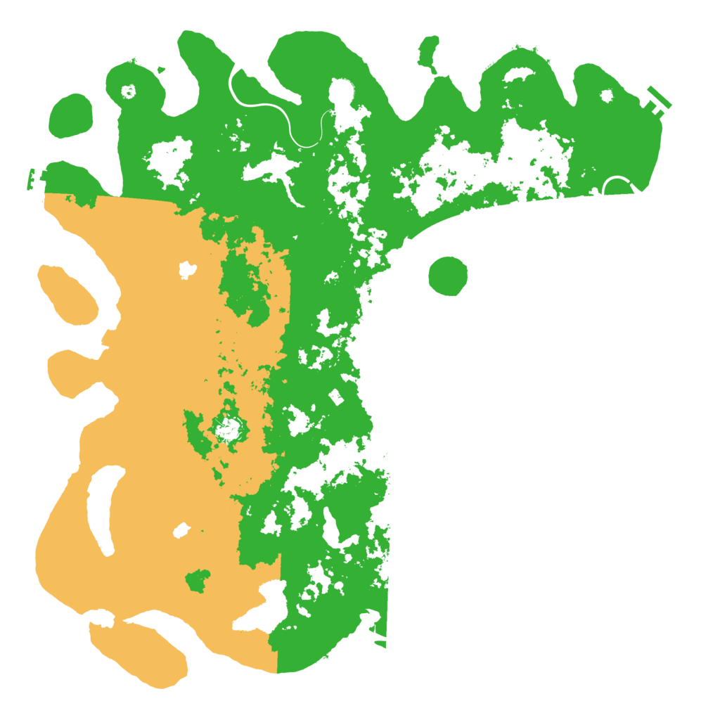 Biome Rust Map: Procedural Map, Size: 5000, Seed: 52236642