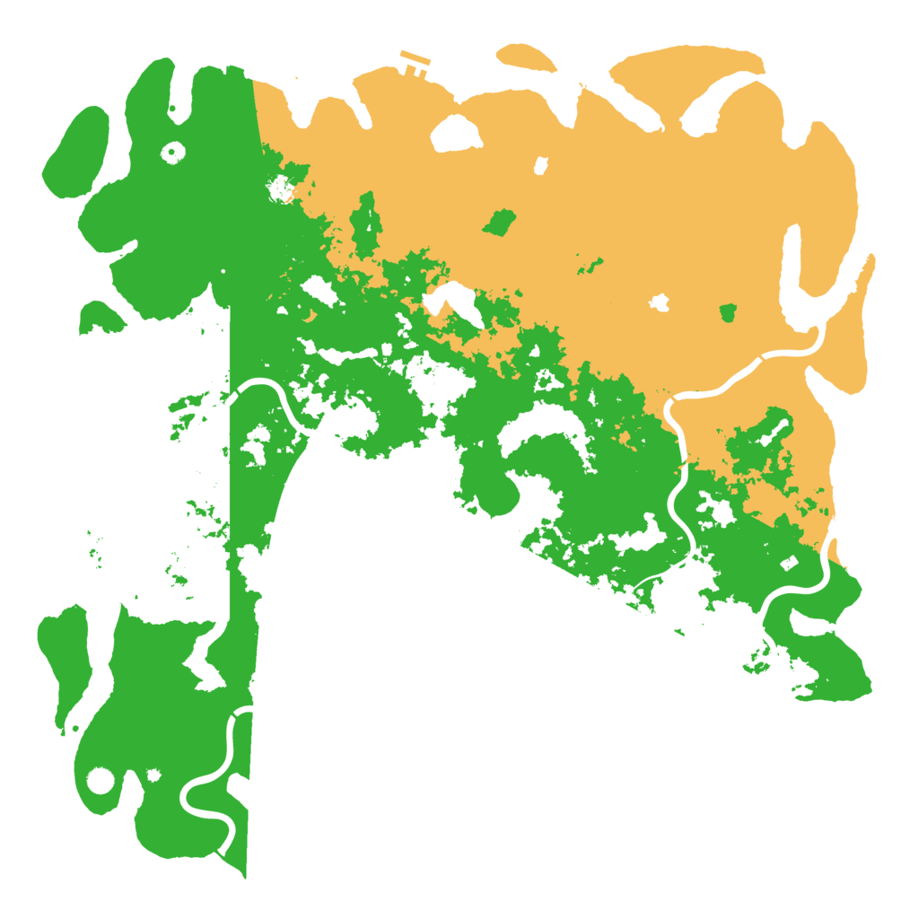 Biome Rust Map: Procedural Map, Size: 6000, Seed: 594644