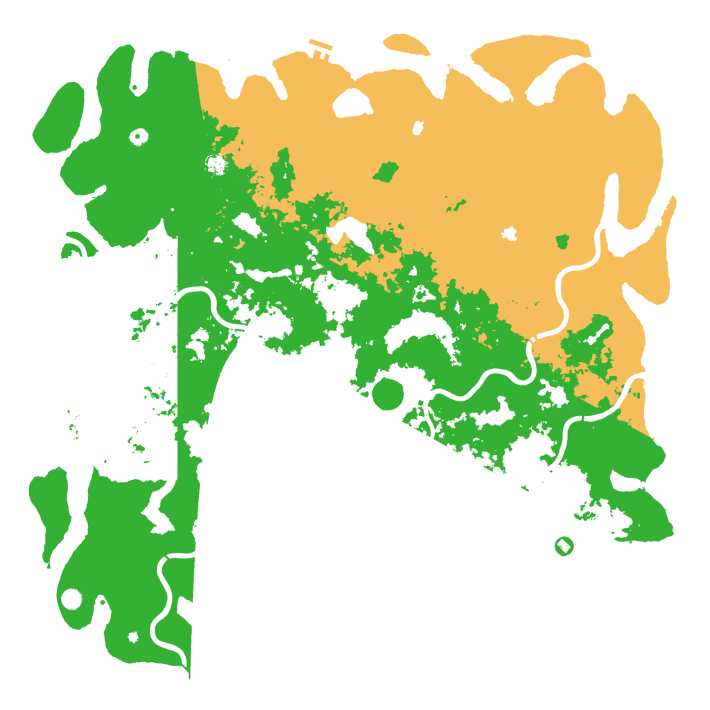 Biome Rust Map: Procedural Map, Size: 6000, Seed: 594644