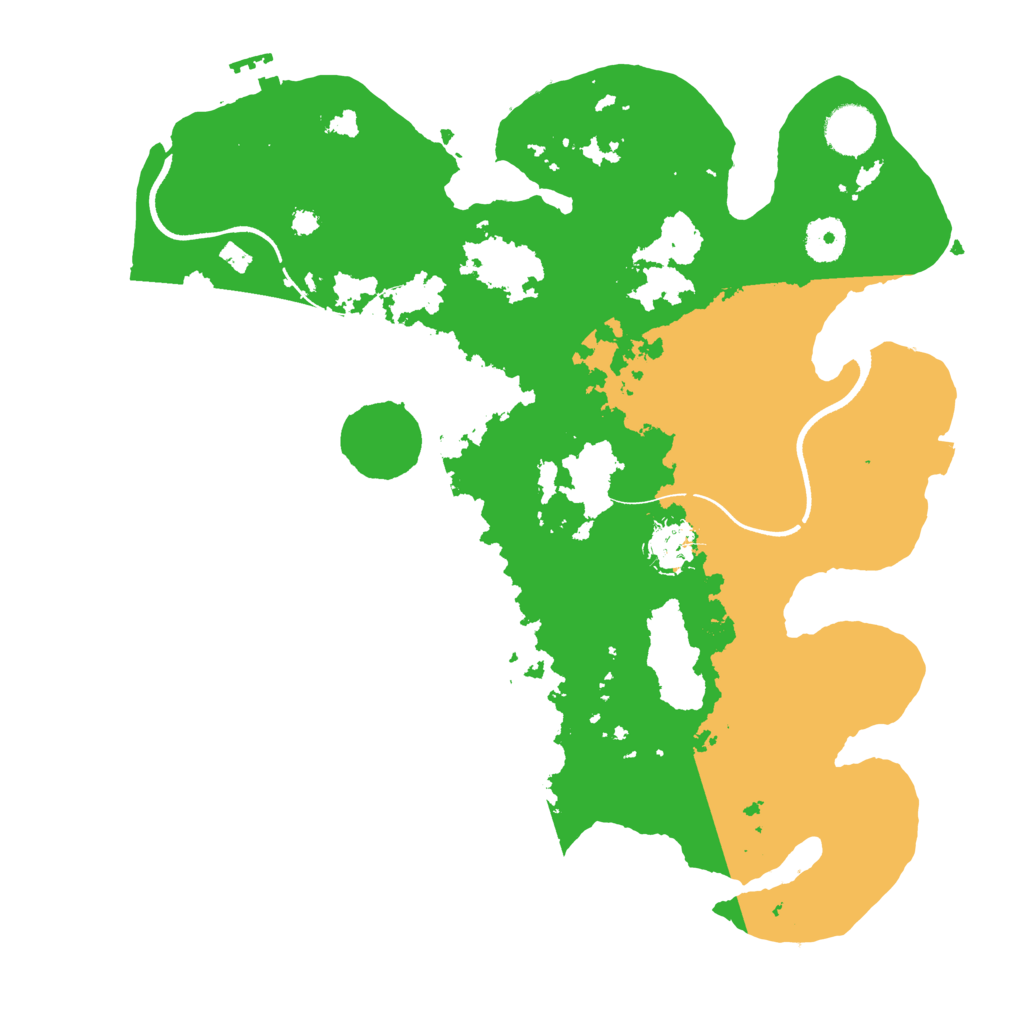 Biome Rust Map: Procedural Map, Size: 3550, Seed: 62177489