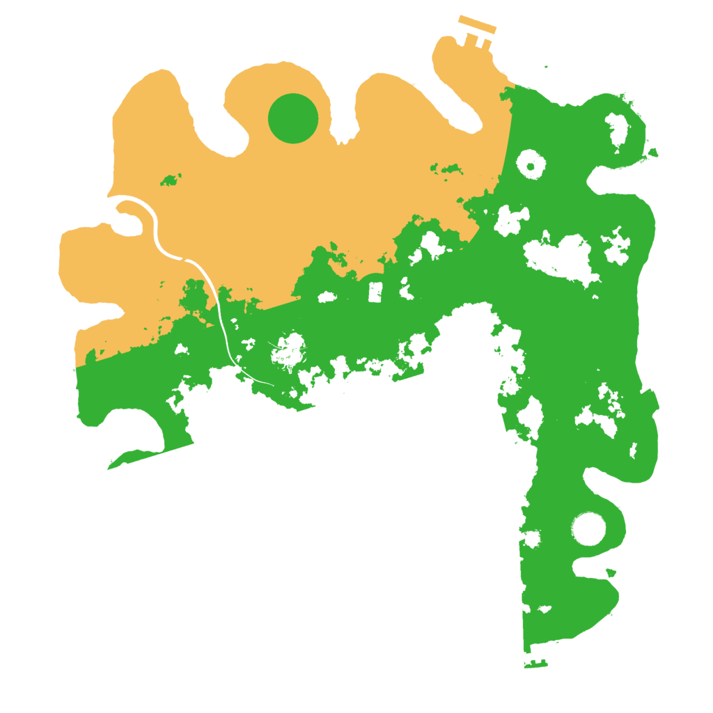 Biome Rust Map: Procedural Map, Size: 3750, Seed: 8163600